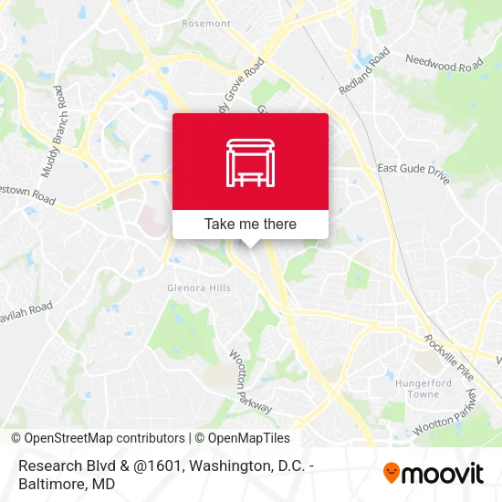 Research Blvd & @1601 map