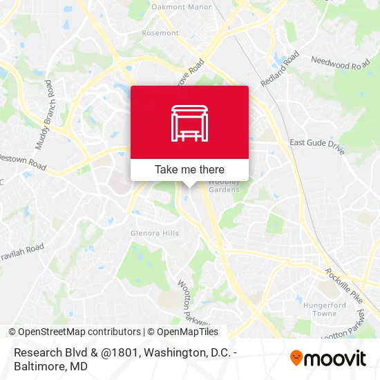 Mapa de Research Blvd & @1801