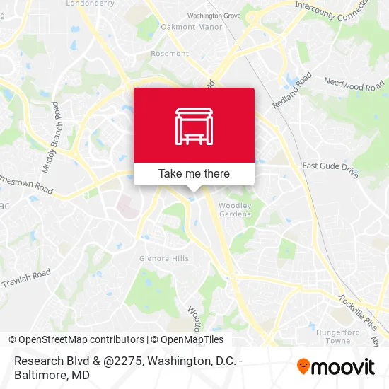 Mapa de Research Blvd & @2275