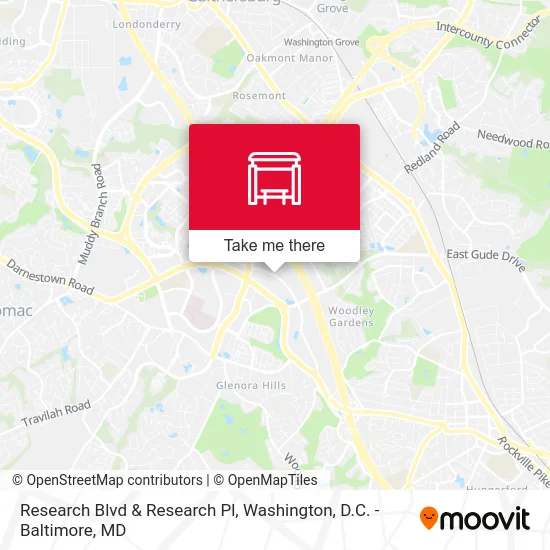Research Blvd & Research Pl map