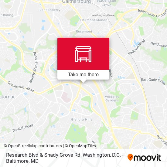Research Blvd & Shady Grove Rd map