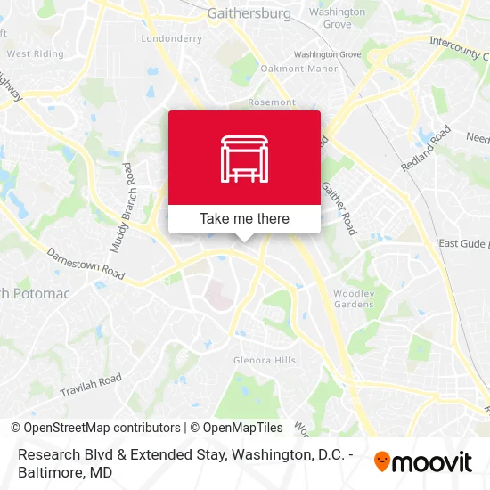 Research Blvd & Extended Stay map
