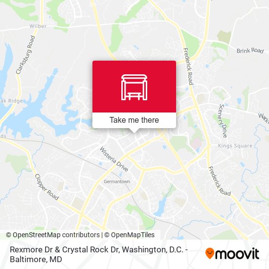 Rexmore Dr & Crystal Rock Dr map
