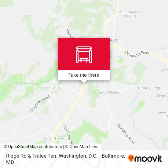 Ridge Rd & Tralee Terr map
