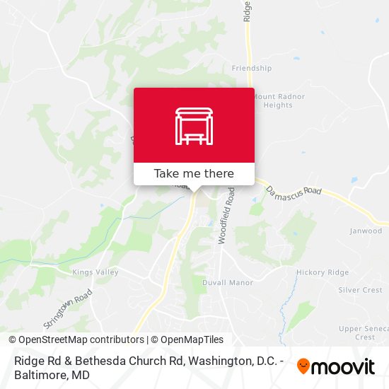 Mapa de Ridge Rd & Bethesda Church Rd