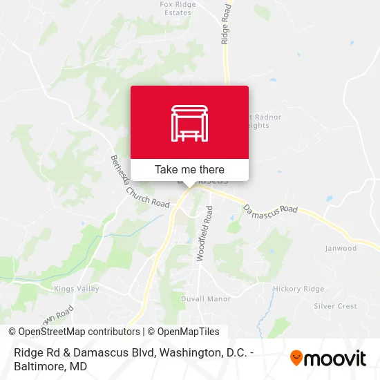 Ridge Rd & Damascus Blvd map