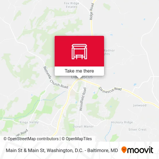 Main St & Main St map