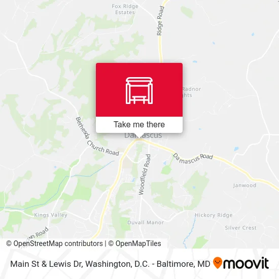 Main St & Lewis Dr map