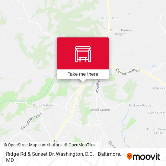 Mapa de Ridge Rd & Sunset Dr