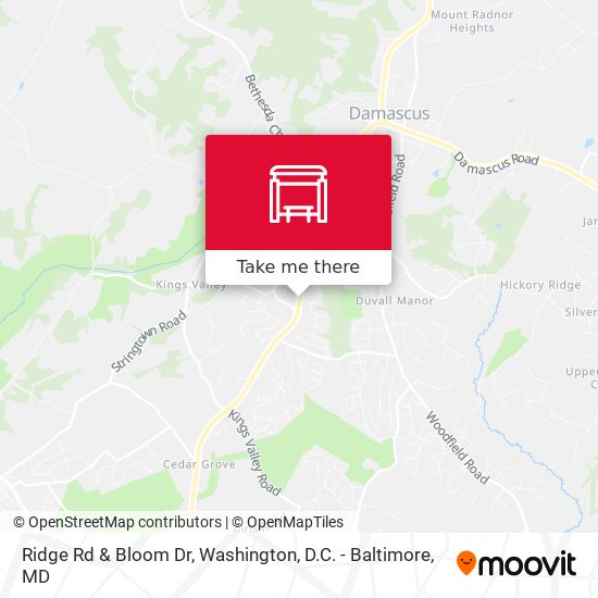 Ridge Rd & Bloom Dr map