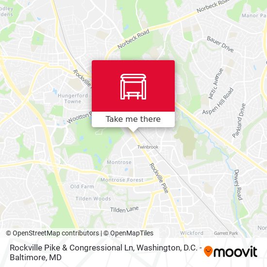 Mapa de Rockville Pike & Congressional Ln