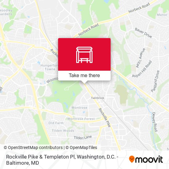 Mapa de Rockville Pike & Templeton Pl