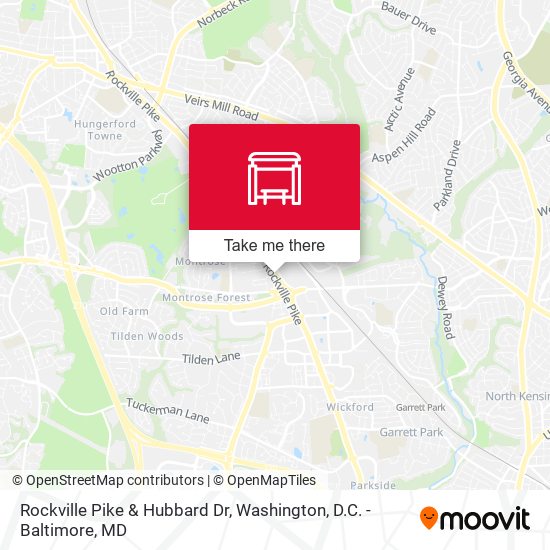 Mapa de Rockville Pike & Hubbard Dr