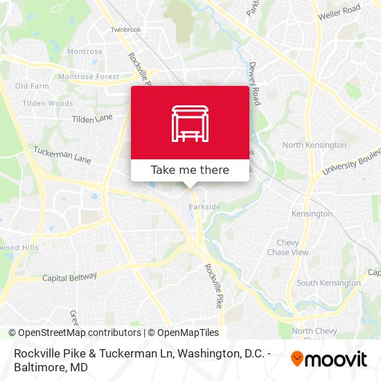 Mapa de Rockville Pike & Tuckerman Ln