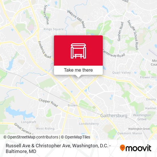 Mapa de Russell Ave & Christopher Ave