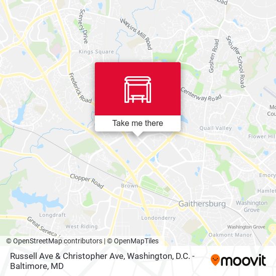 Mapa de Russell Ave & Christopher Ave