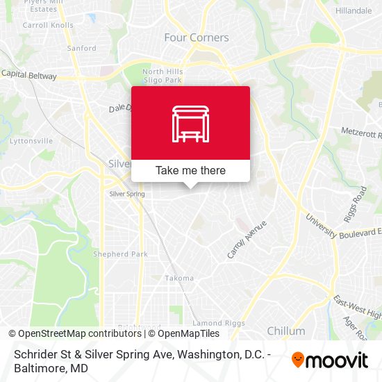 Mapa de Schrider St & Silver Spring Ave