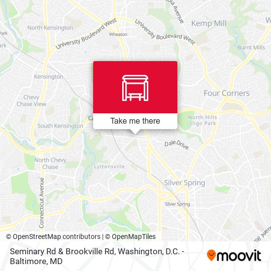 Mapa de Seminary Rd & Brookville Rd