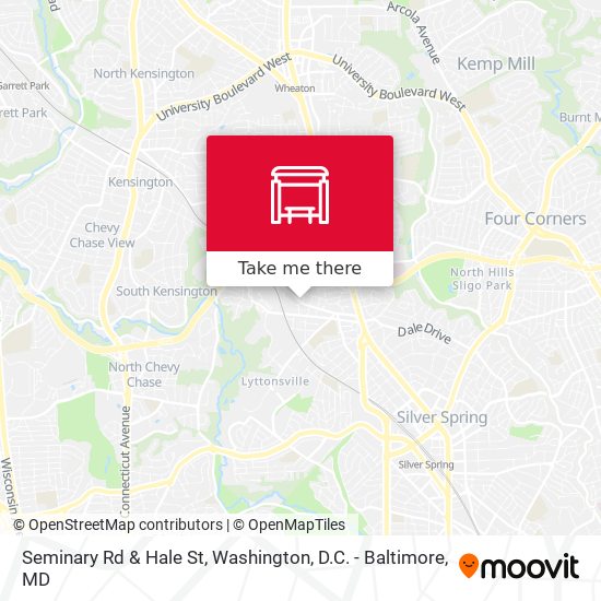 Mapa de Seminary Rd & Hale St