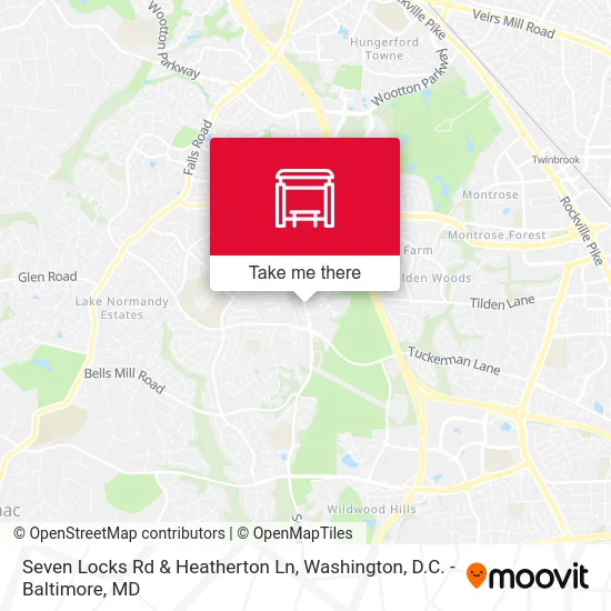 Seven Locks Rd & Heatherton Ln map