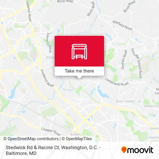 Stedwick Rd & Racine Ct map