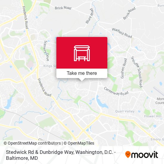 Stedwick Rd & Dunbridge Way map