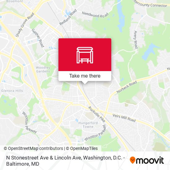 Mapa de N Stonestreet Ave & Lincoln Ave
