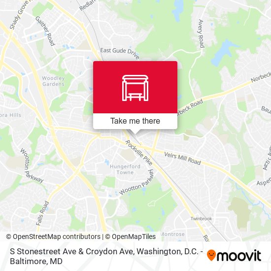 Mapa de S Stonestreet Ave & Croydon Ave