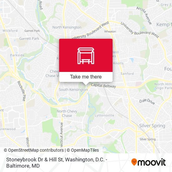 Stoneybrook Dr & Hill St map