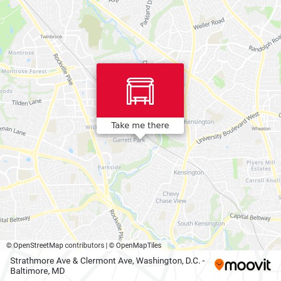 Strathmore Ave & Clermont Ave map