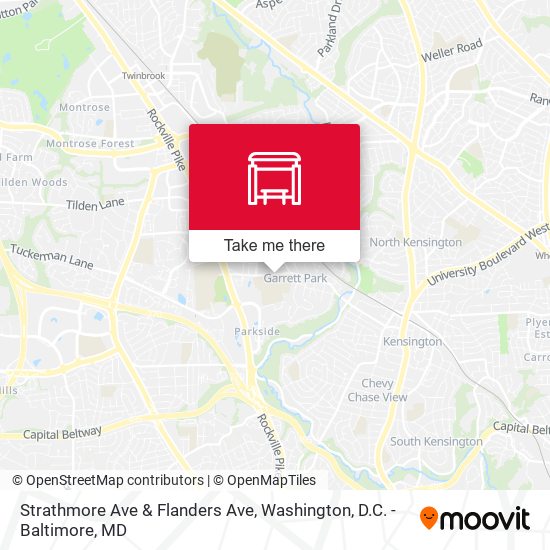 Mapa de Strathmore Ave & Flanders Ave