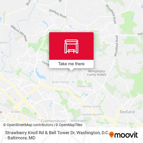 Mapa de Strawberry Knoll Rd & Bell Tower Dr