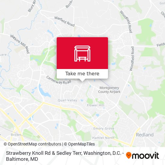 Mapa de Strawberry Knoll Rd & Sedley Terr