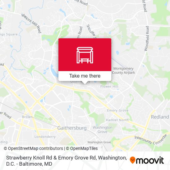 Mapa de Strawberry Knoll Rd & Emory Grove Rd