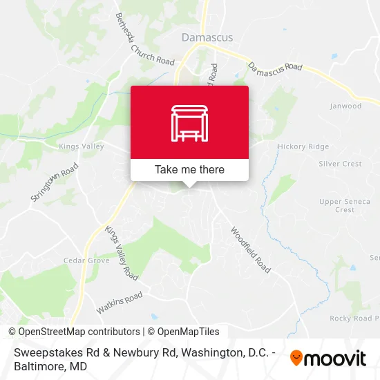 Sweepstakes Rd & Newbury Rd map