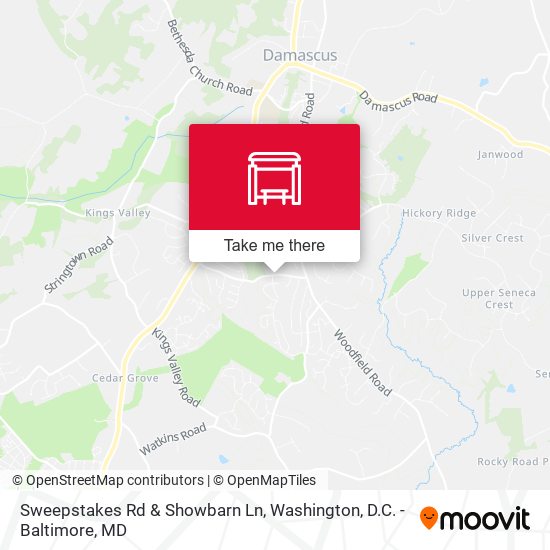 Mapa de Sweepstakes Rd & Showbarn Ln
