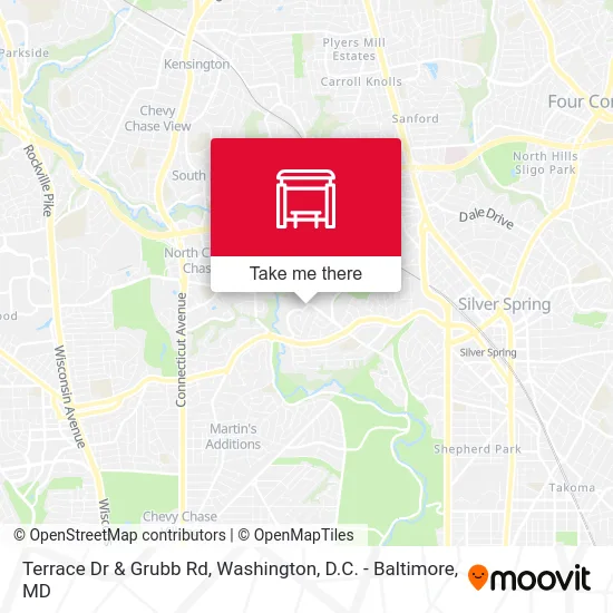 Terrace Dr & Grubb Rd map
