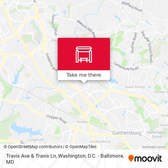 Travis Ave & Travis Ln map