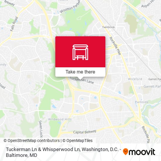 Tuckerman Ln & Whisperwood Ln map