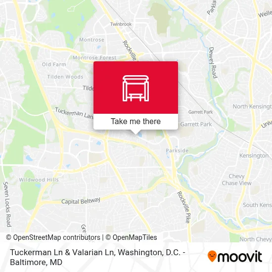 Tuckerman Ln & Valarian Ln map