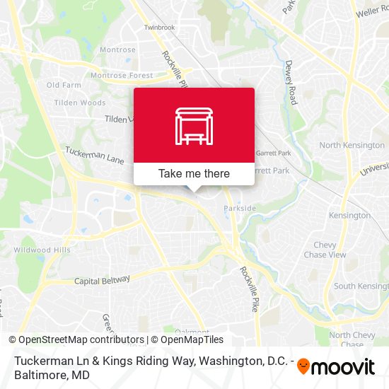 Mapa de Tuckerman Ln & Kings Riding Way
