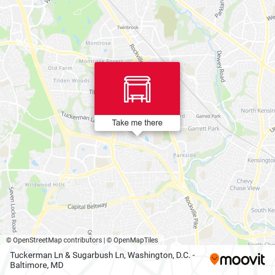 Tuckerman Ln & Sugarbush Ln map