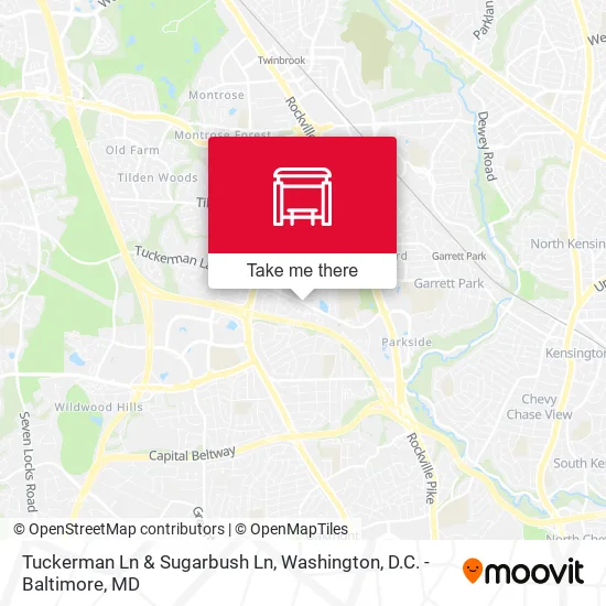 Tuckerman Ln & Sugarbush Ln map