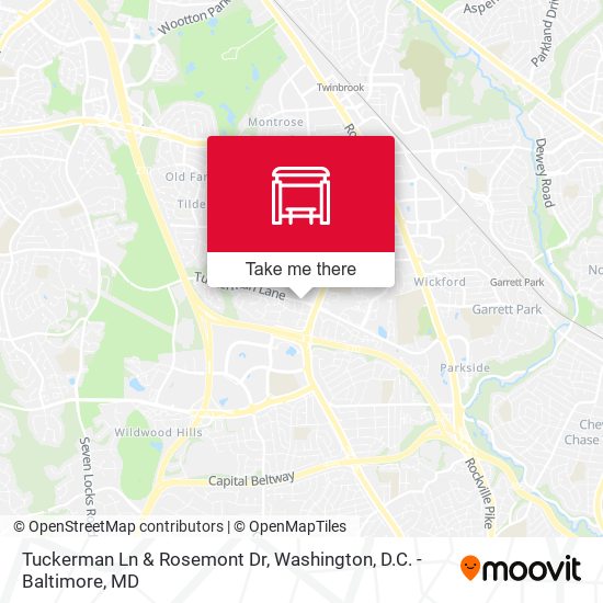 Mapa de Tuckerman Ln & Rosemont Dr