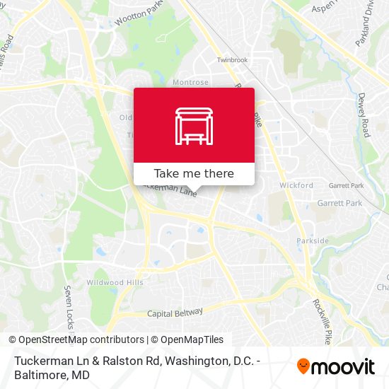 Mapa de Tuckerman Ln & Ralston Rd