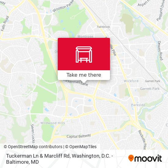 Tuckerman Ln & Marcliff Rd map