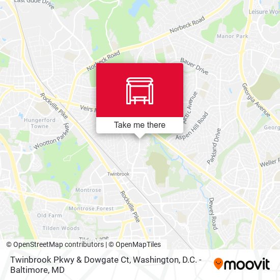Mapa de Twinbrook Pkwy & Dowgate Ct