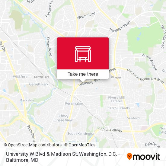 Mapa de University W Blvd & Madison St