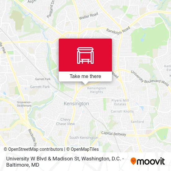 University W Blvd & Madison St map