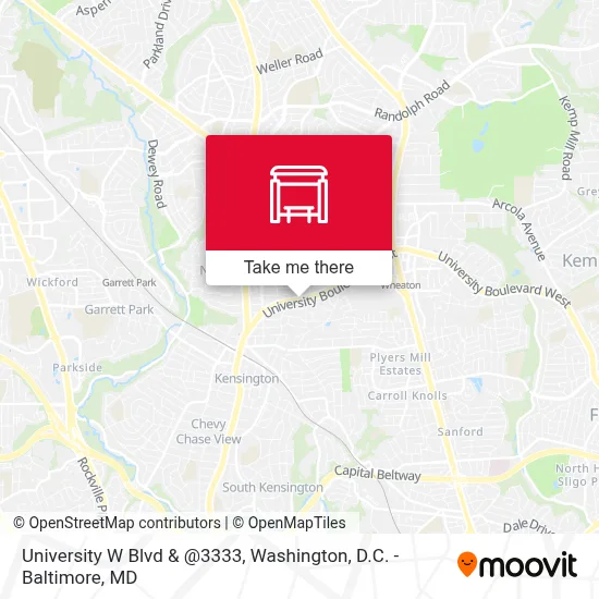 University W Blvd & @3333 map